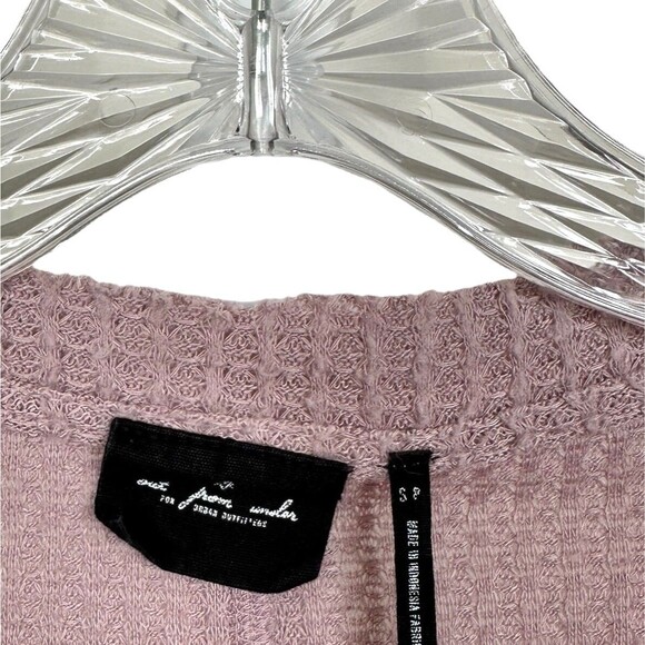 Urban Outfitters Out From Under Oversized Thermal Button-Front Top Size S Pink - Picture 4 of 9